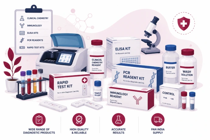 Diagnostic products and laboratory solutions supplied across India