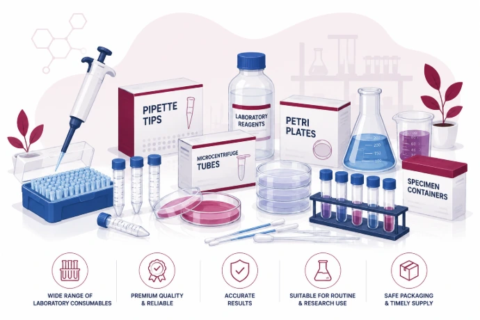 Laboratory consumables and essential laboratory supplies